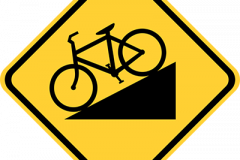 Hill warning for bikes