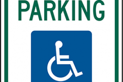 Reserved parking handicap