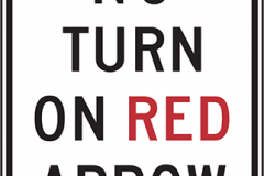 No-turn-on-red-arrow
