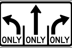 Turn-only-lanes