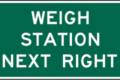 Weigh-station-direction