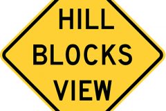 Hill blocks view