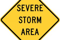Severe storm area