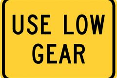 Use low gear