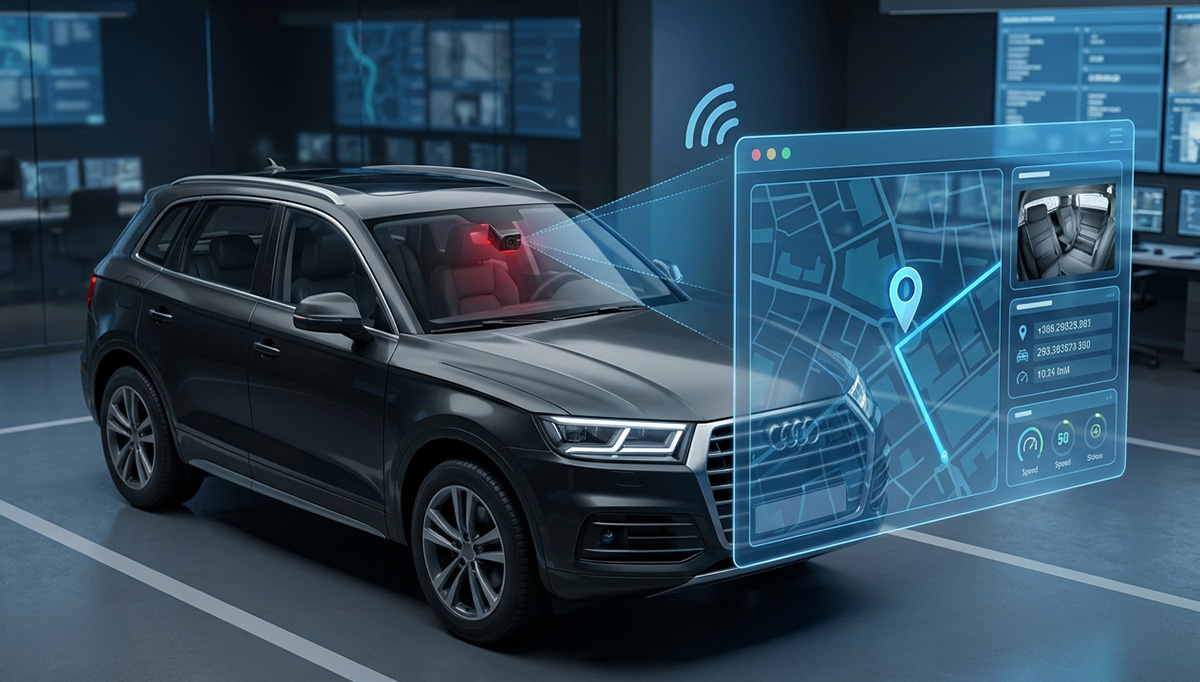 Vehicle security cameras combined with GPS tracking