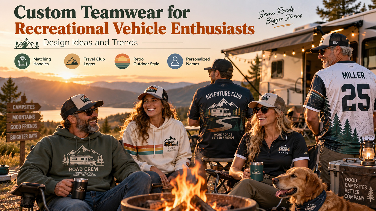 Custom Teamwear for Recreational Vehicle Enthusiasts